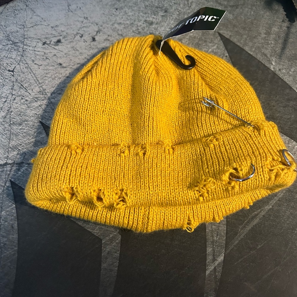 Yellow beanie